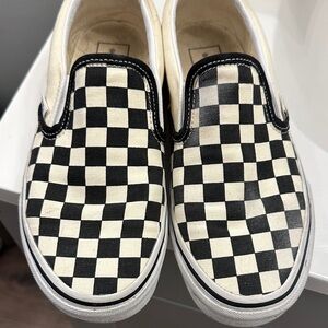 Vans Black and White Checkered Sneakers